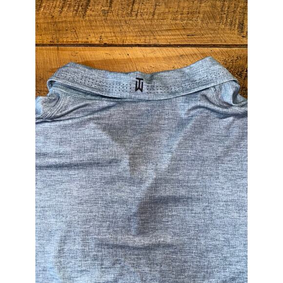 Mens Nike Tiger Woods Collection Gray Sea Green Stripe Southern Highlands Size L - Picture 7 of 9